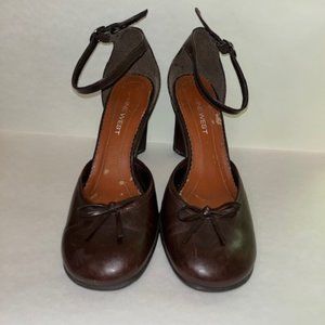 Vintage 90's Nine West Brown Leather Shoe Size 7